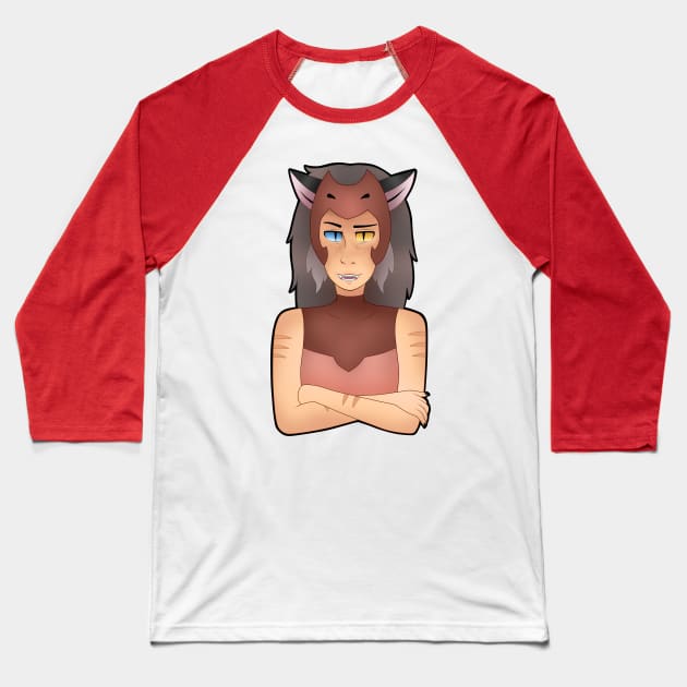 Force Captain Catra Baseball T-Shirt by Rose Rivers